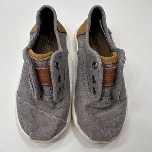 Gray Toms Shoes Toddler/Baby Size 7